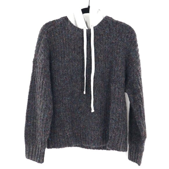 OFFLINE Ribbed Sweater Womens S Gray Winter Cozy Comfort Relaxed Casual Warm NWT - Picture 1 of 14